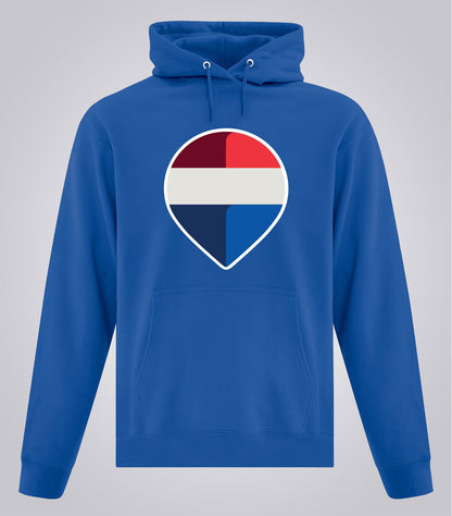 Unisex Everyday Fleece Hooded Sweatshirt - Brand Refresh - Full Color Logo - Print