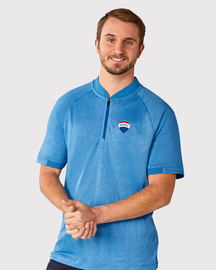 Men's Kinport Ss Stand Collar Polo