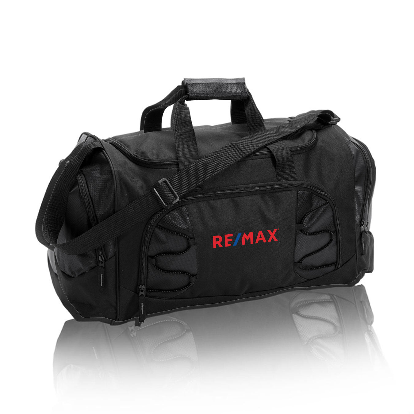 Victory Duffel Sports Bag - Black - Print