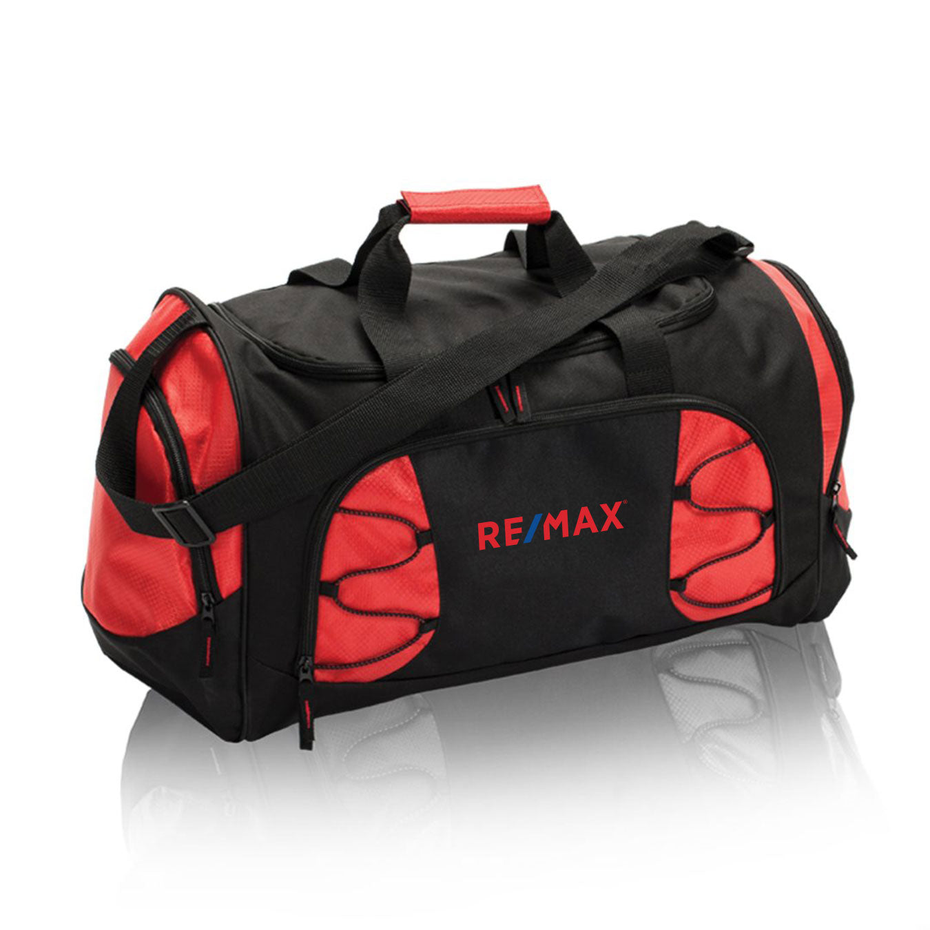 Victory Duffel Sports Bag - Red - Print