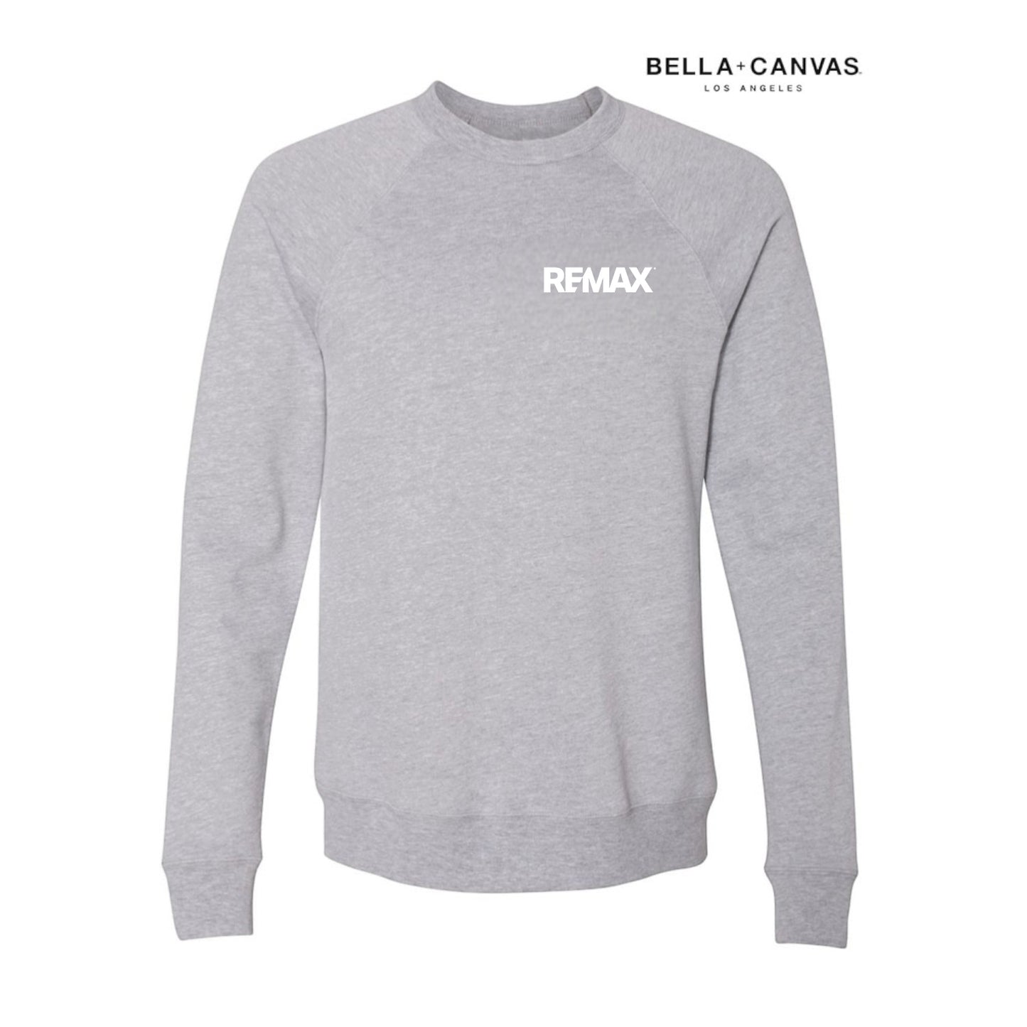 Brand Refresh Bella + Canvas - Unisex Sponge Fleece Raglan Crewneck Sweatshirt - Embroidered