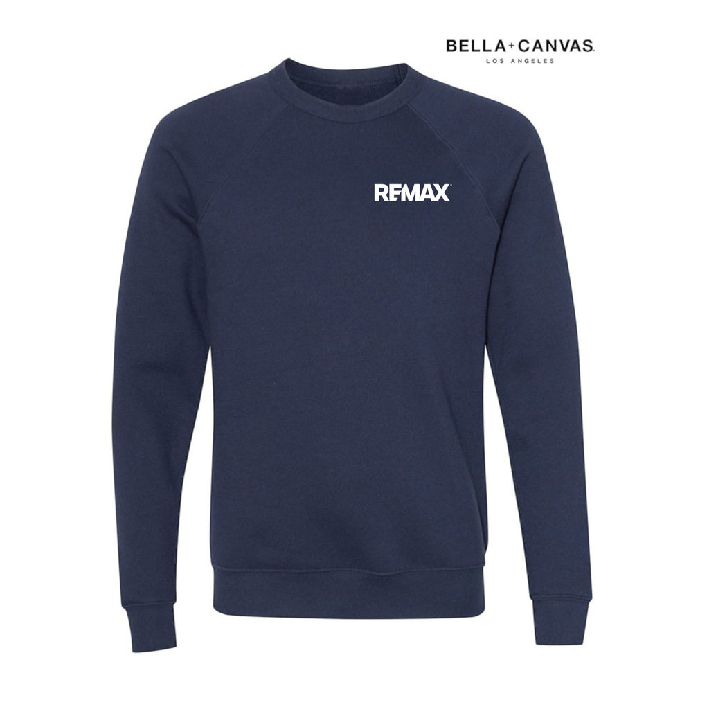 Brand Refresh Bella + Canvas - Unisex Sponge Fleece Raglan Crewneck Sweatshirt - Embroidered