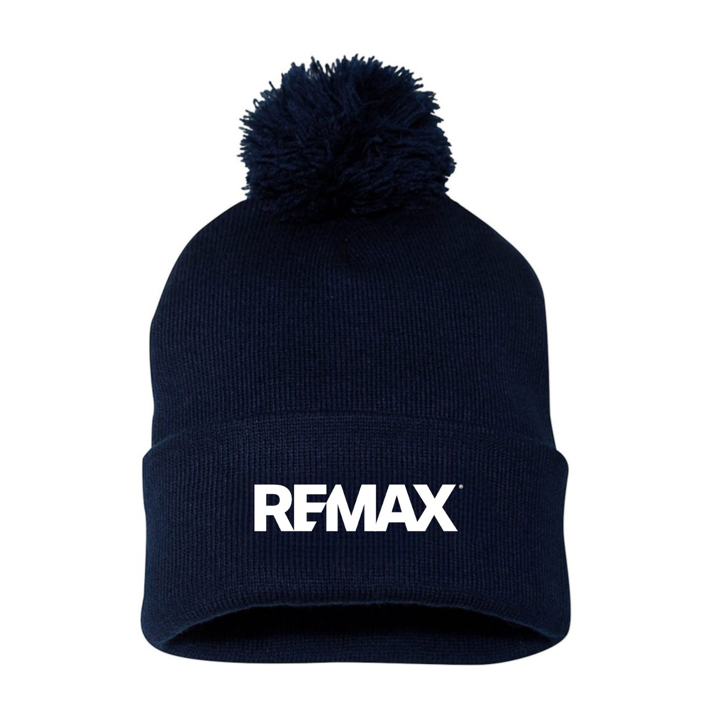 Brand Refresh Pom-Pom 12" Knit Beanie
