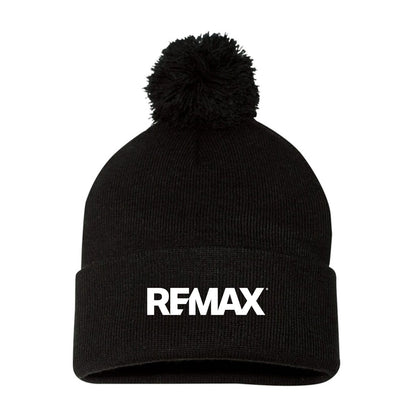 Brand Refresh Pom-Pom 12" Knit Beanie
