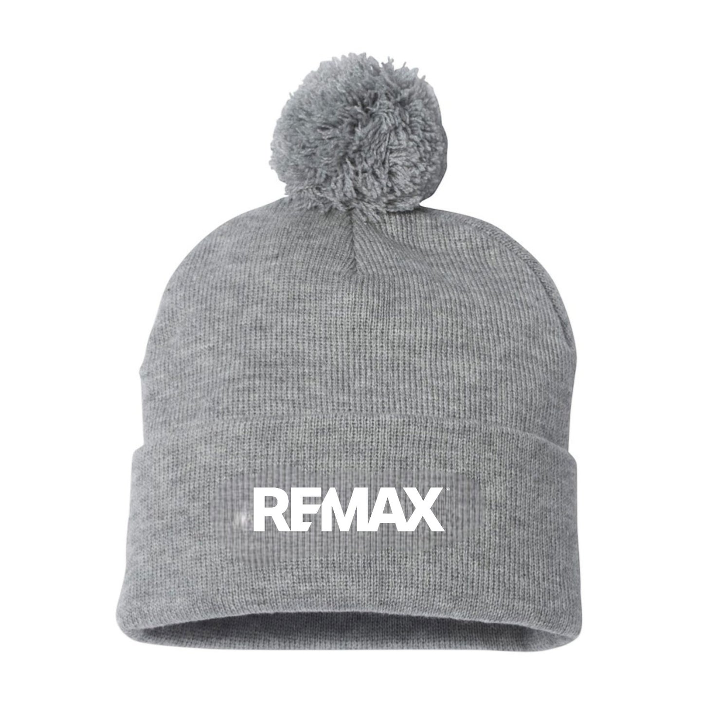 Brand Refresh Pom-Pom 12" Knit Beanie