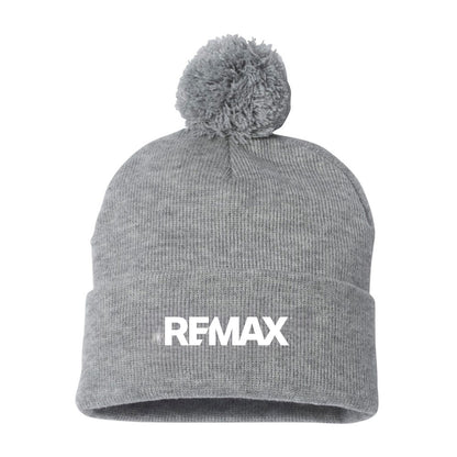 Brand Refresh Pom-Pom 12" Knit Beanie