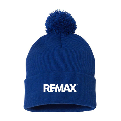 Brand Refresh Pom-Pom 12" Knit Beanie