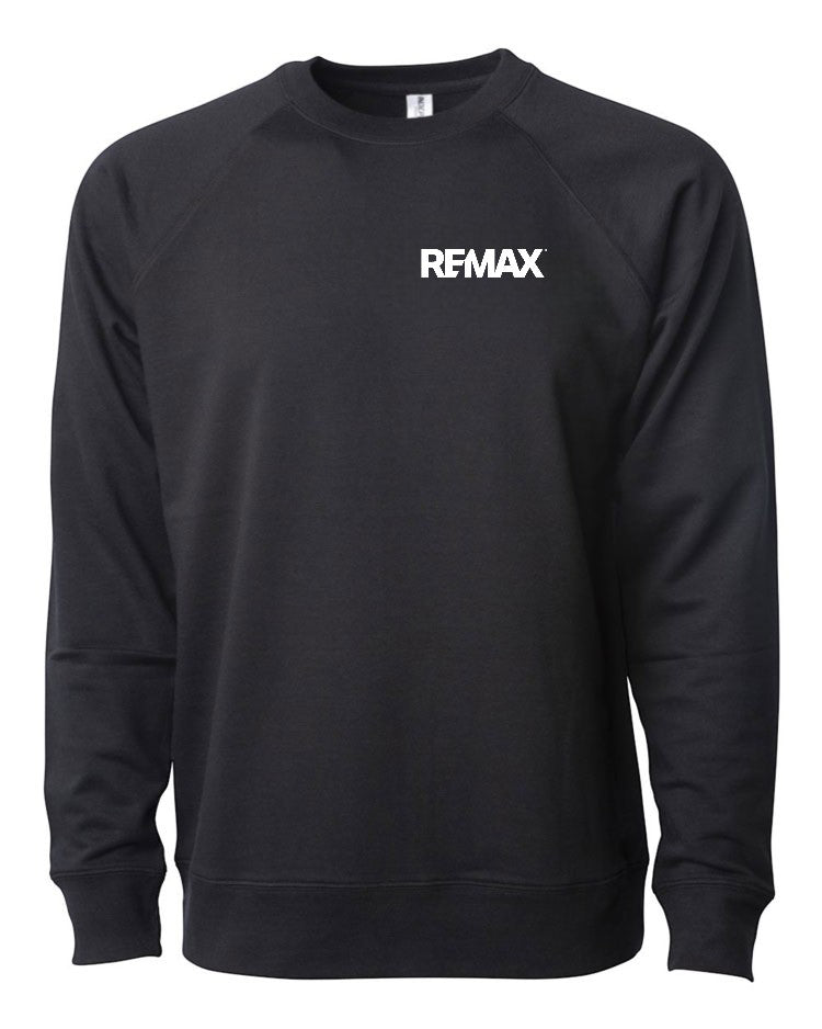 Brand Refresh Unisex Lightweight Loopback Terry Crewneck Sweatshirt