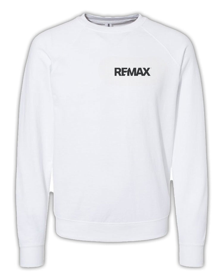Brand Refresh Unisex Lightweight Loopback Terry Crewneck Sweatshirt
