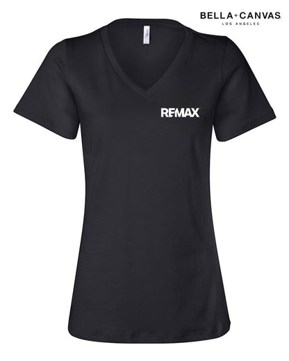 Brand Refresh Bella + Canvas Women’S Relaxed Jersey V-Neck T-Shirt