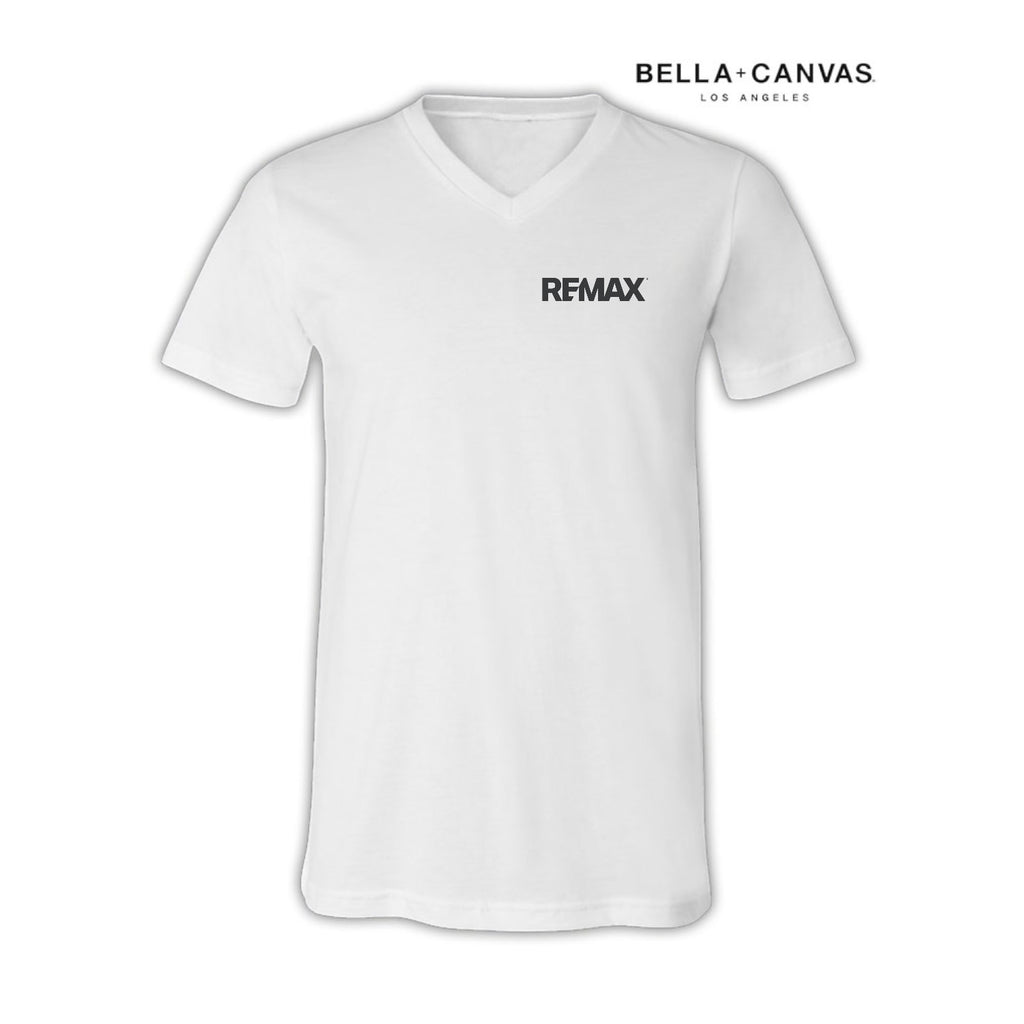 Brand Refresh Bella + Canvas Unisex Jersey V-Neck T-Shirt - Embroidered