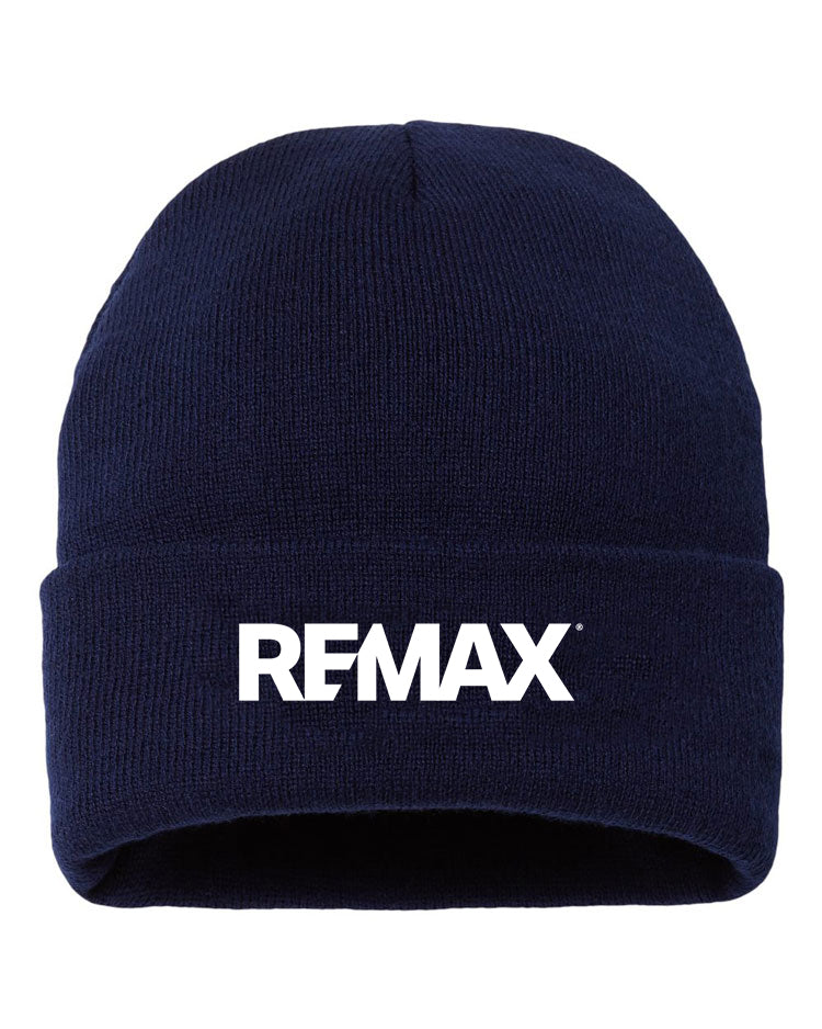 Brand Refresh Sherpa Lined 12" Cuffed Beanie