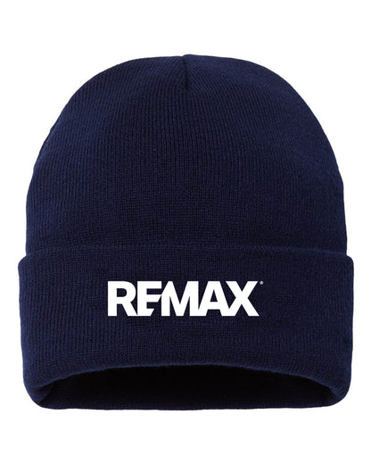 Brand Refresh Sherpa Lined 12" Cuffed Beanie