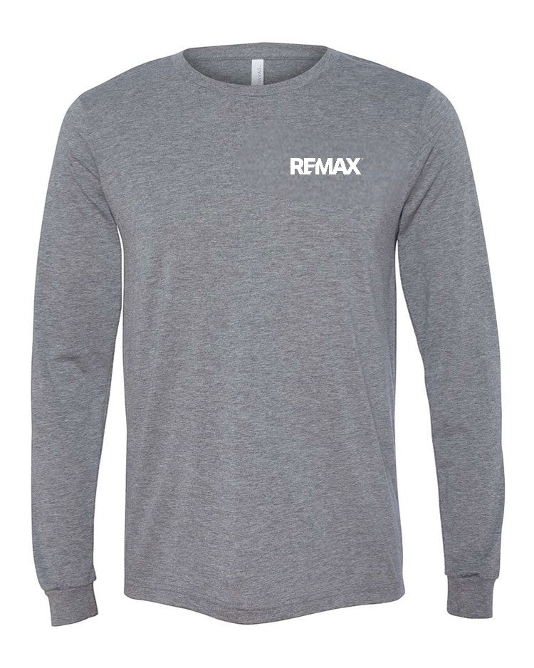 Brand Refresh Bella + Canvas Unisex Triblend Long Sleeve T-Shirt - Embroidered