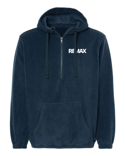 Brand Refresh Men's Polar Fleece Quarter-Zip Pullover Hoodie