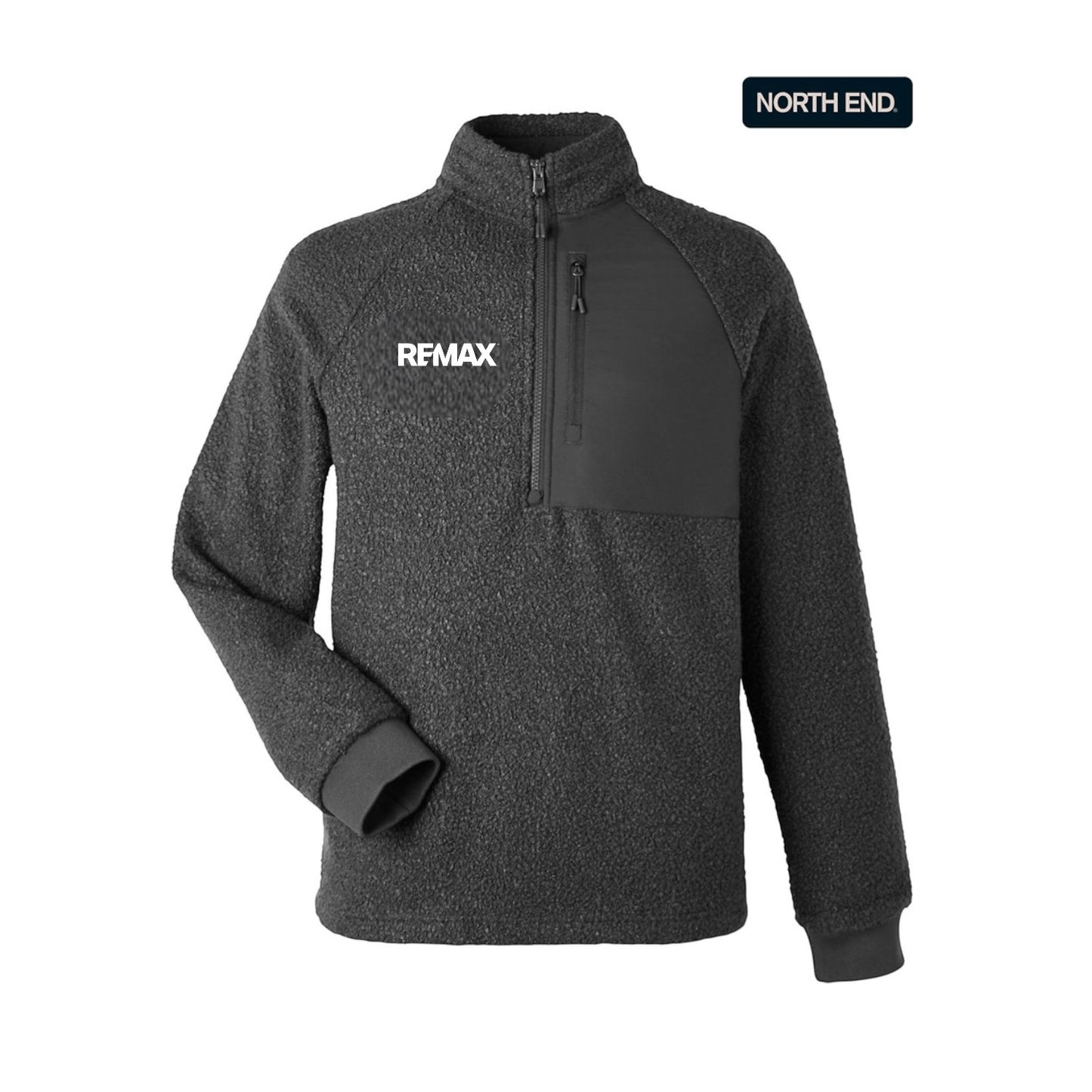 Brand Refresh North End Men's Aura Sweater Fleece Quarter-Zip