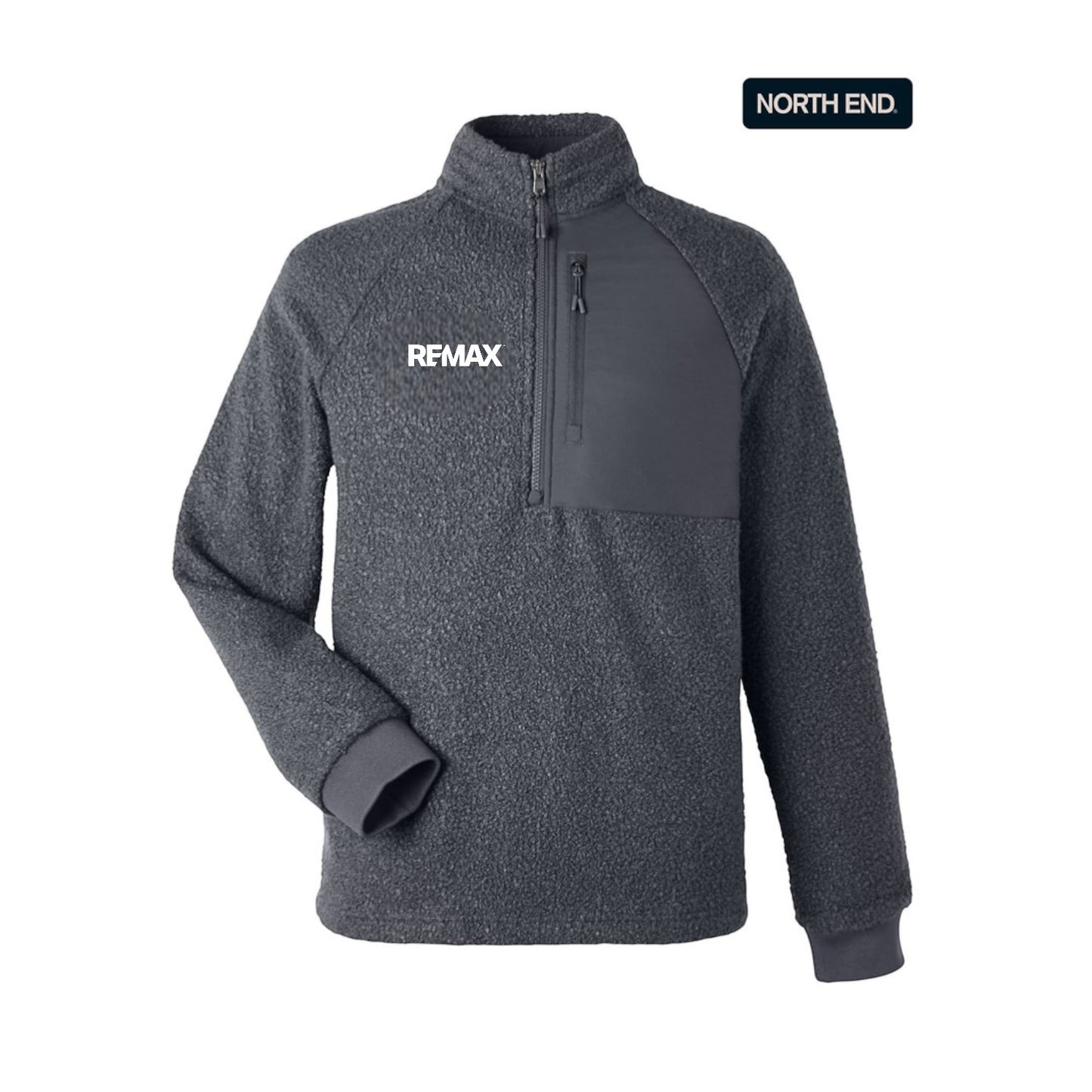 Brand Refresh North End Men's Aura Sweater Fleece Quarter-Zip