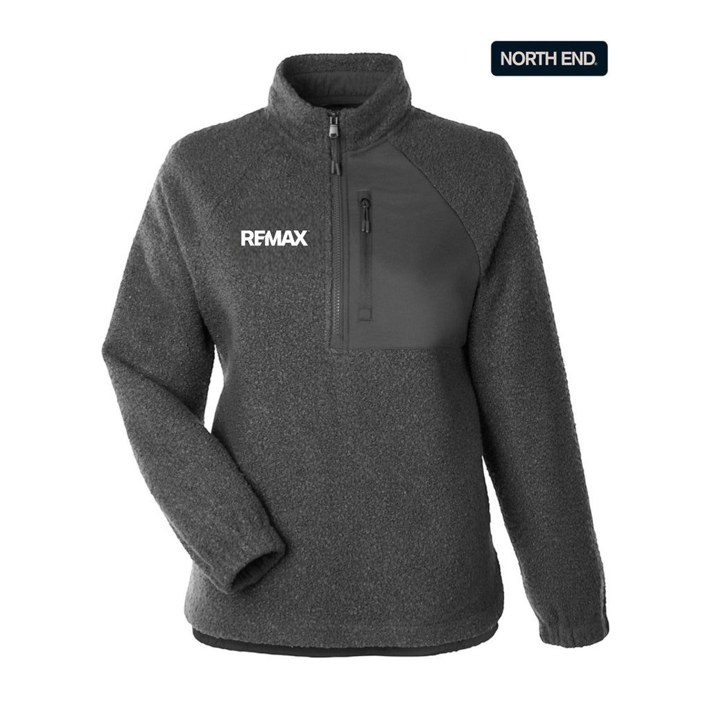 Brand Refresh North End Ladies' Aura Sweater Fleece Quarter-Zip