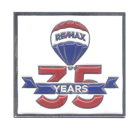 RE/MAX 35 Year Pin 1.5"