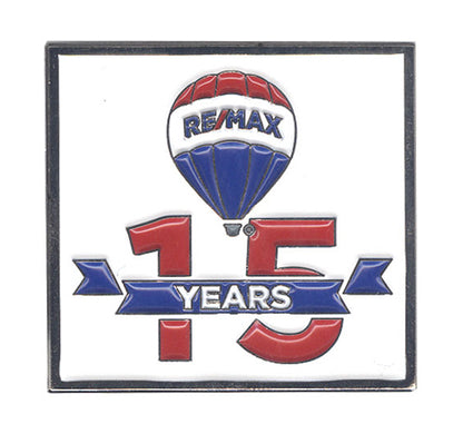 RE/MAX 15 Year Pin 1.5"