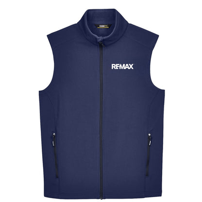Brand Refresh Men's Cruise Two-Layer Fleece Bonded Soft Shell Vest