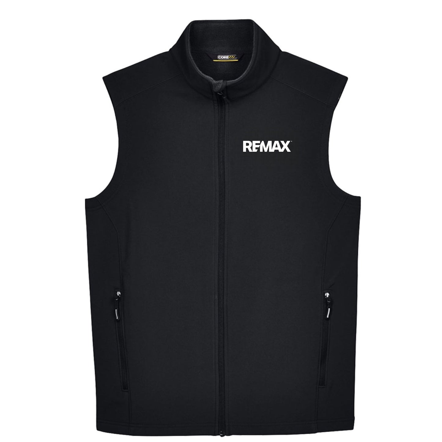 Brand Refresh Men's Cruise Two-Layer Fleece Bonded Soft Shell Vest