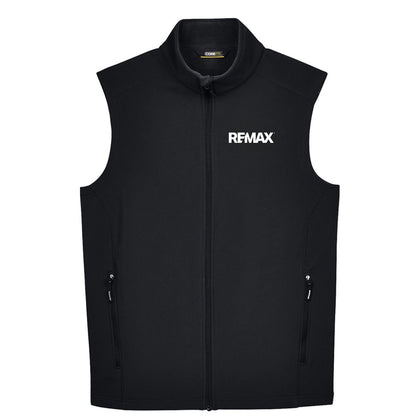 Brand Refresh Men's Cruise Two-Layer Fleece Bonded Soft Shell Vest
