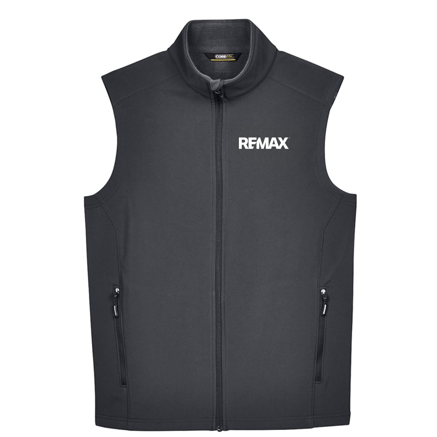 Brand Refresh Men's Cruise Two-Layer Fleece Bonded Soft Shell Vest