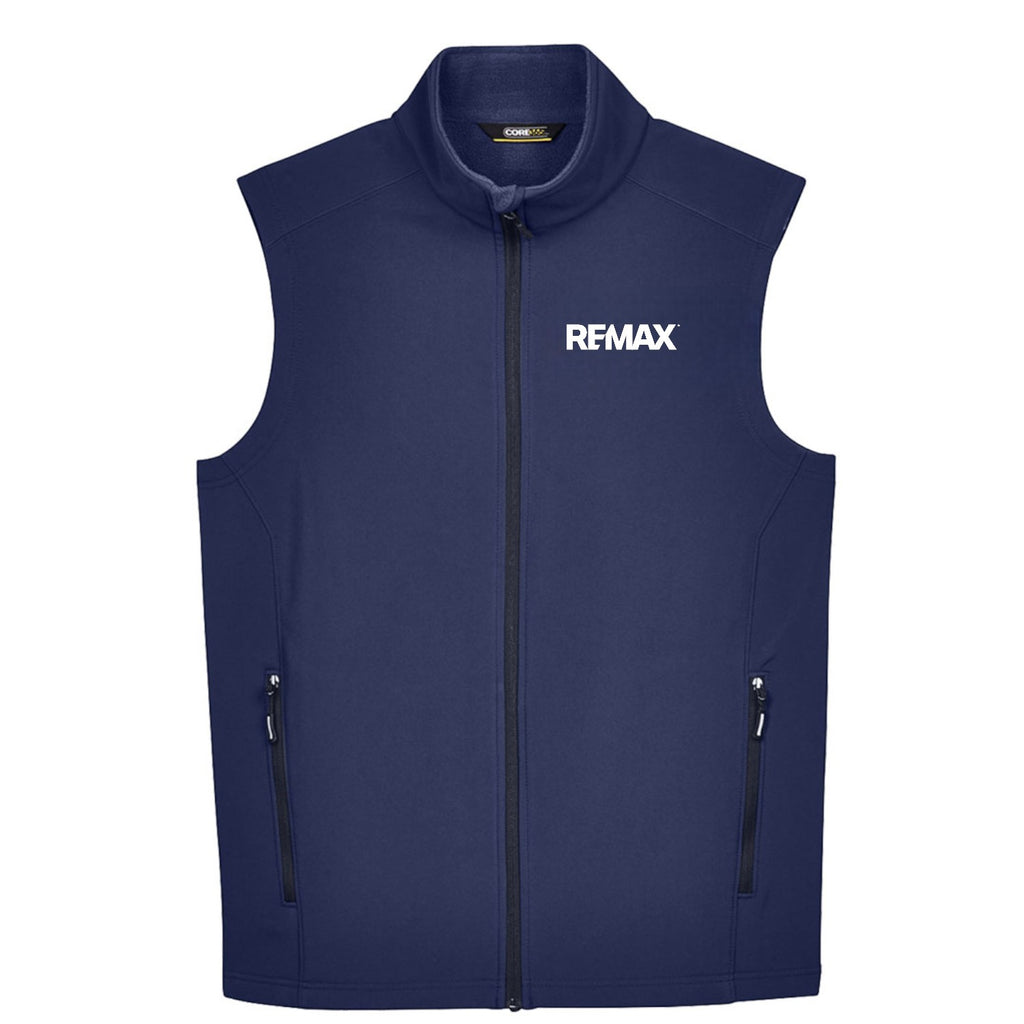 Brand Refresh Men's Cruise Two-Layer Fleece Bonded Soft Shell Vest