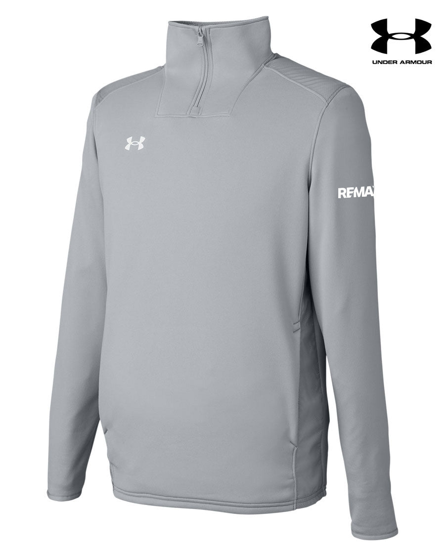 Gray Under Armour jacket with REMAX branding on a white background