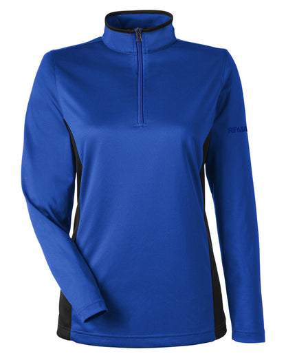 Brand Refresh Ladies' Flash Snag Protection Plus Il Colorblock Quarter-Zip