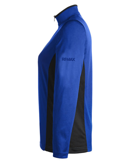 Brand Refresh Ladies' Flash Snag Protection Plus Il Colorblock Quarter-Zip