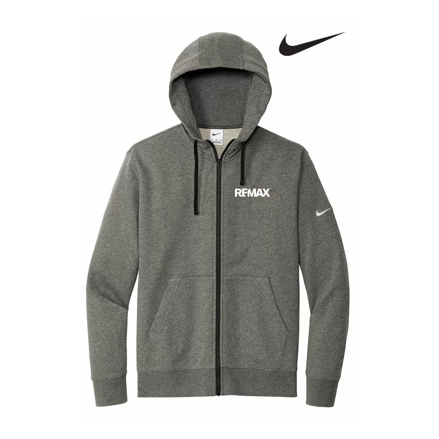 Brand Refresh Nike Club Fleece Sleeve Swoosh Full Zip Hoodie