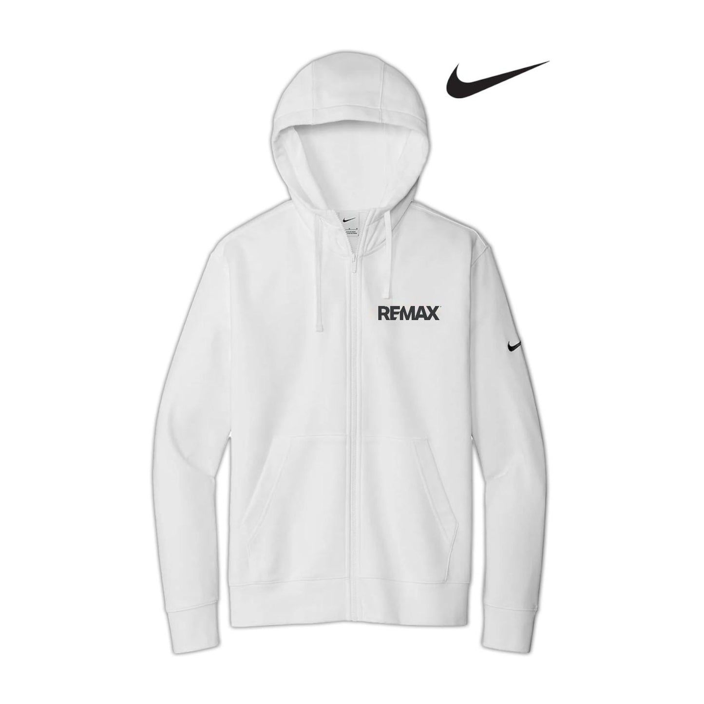 Brand Refresh Nike Club Fleece Sleeve Swoosh Full Zip Hoodie
