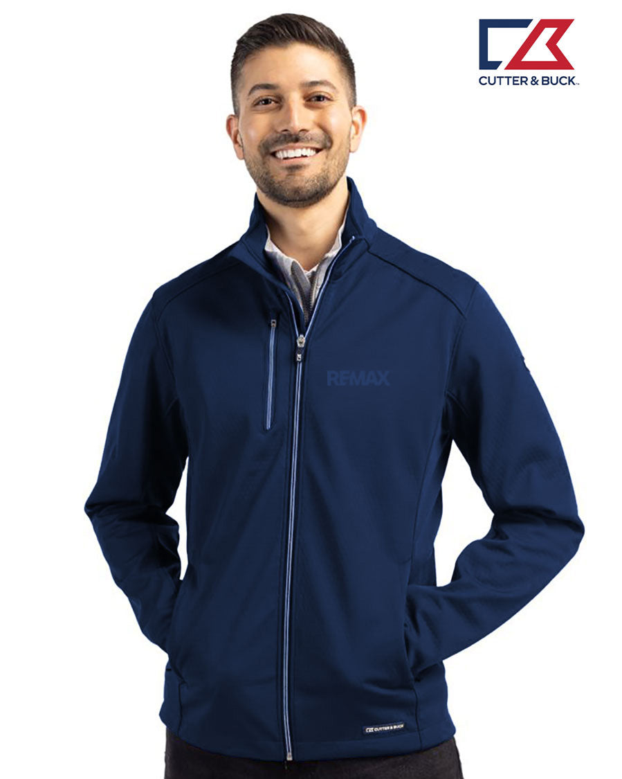 Brand Refresh Cutter & Buck Evoke Eco Softshell Recycled Full Zip Mens Jacket