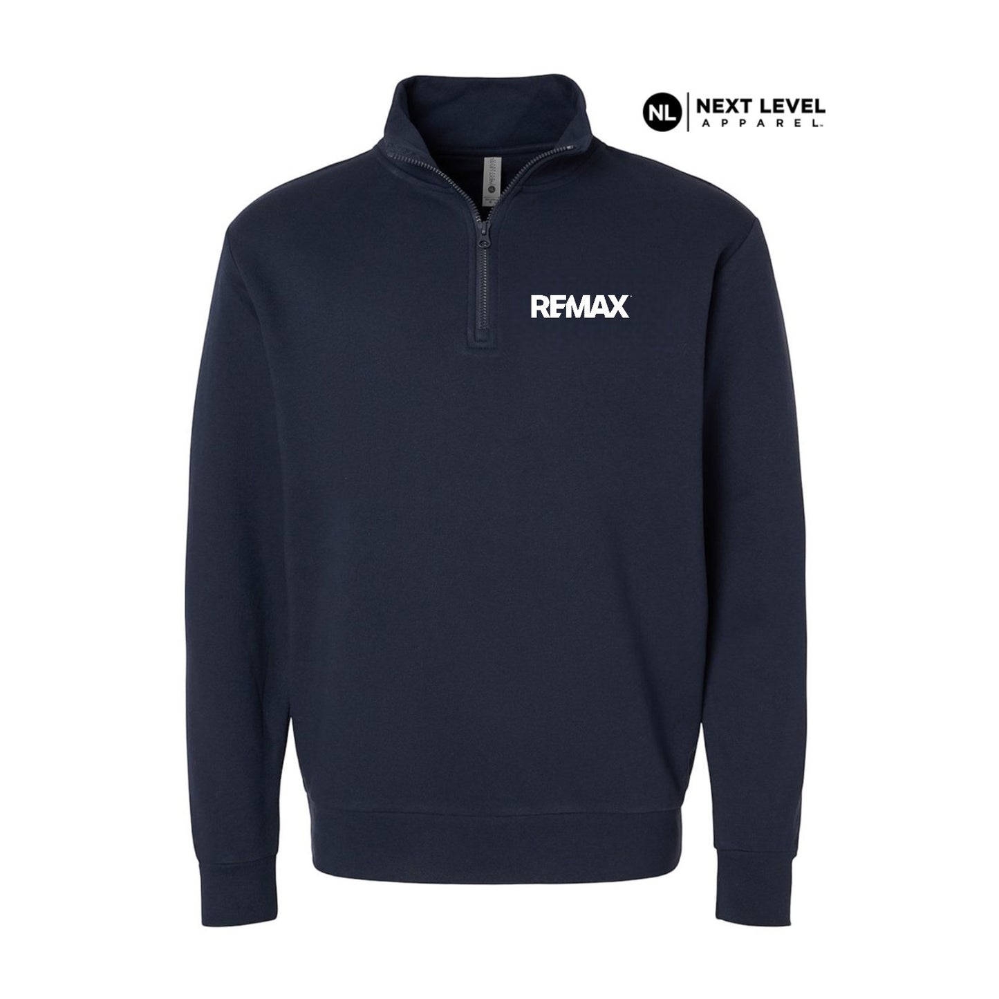 Brand Refresh Next Level Unisex Fleece Quarter-Zip Sweatshirt