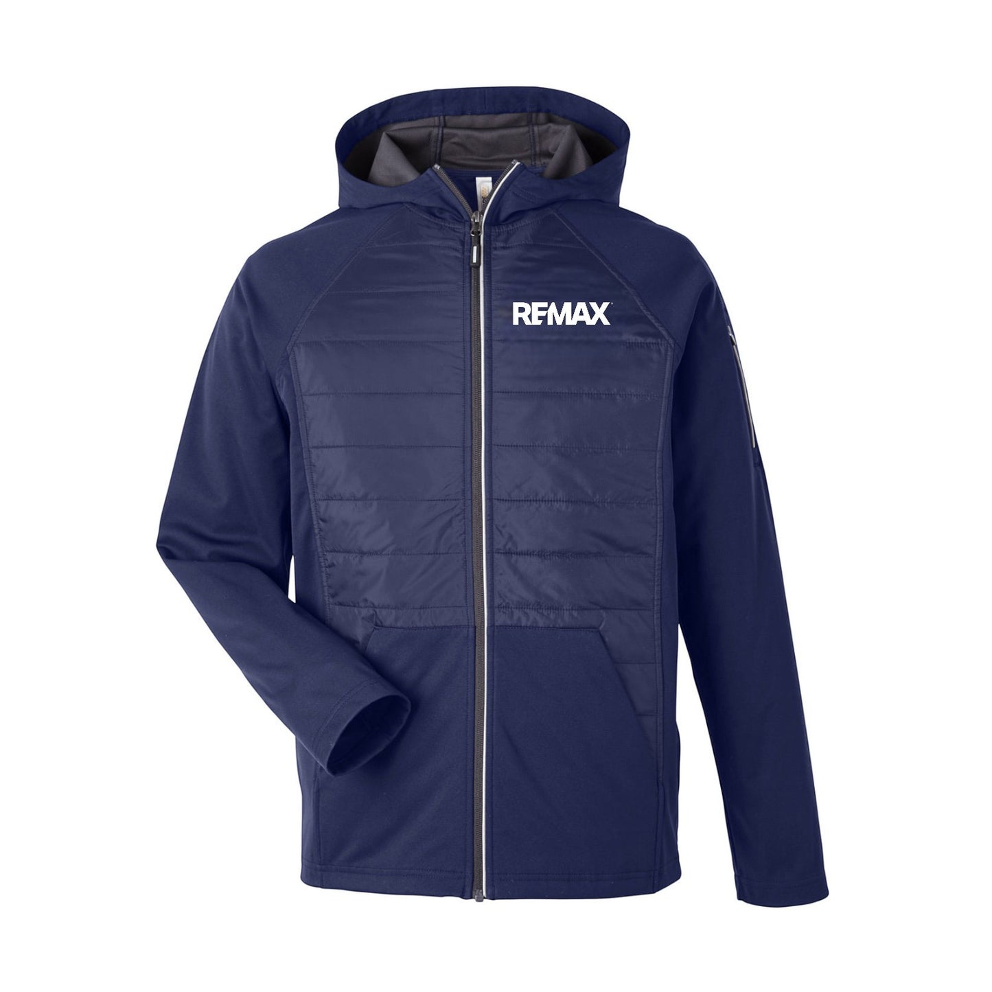 Brand Refresh Unisex Techno Lite Hybrid Hooded Jacket
