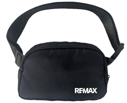 Black bag with REMAX branding on a white background