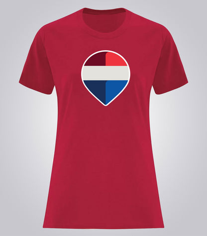 Ladies' Everyday Cotton T-Shirt - Balloon  - Brand Refresh - Full Color Logo - Print