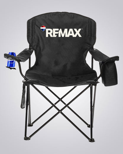Basics Portable Camping Chair - REMAX Brand Refresh - Full Color Logo