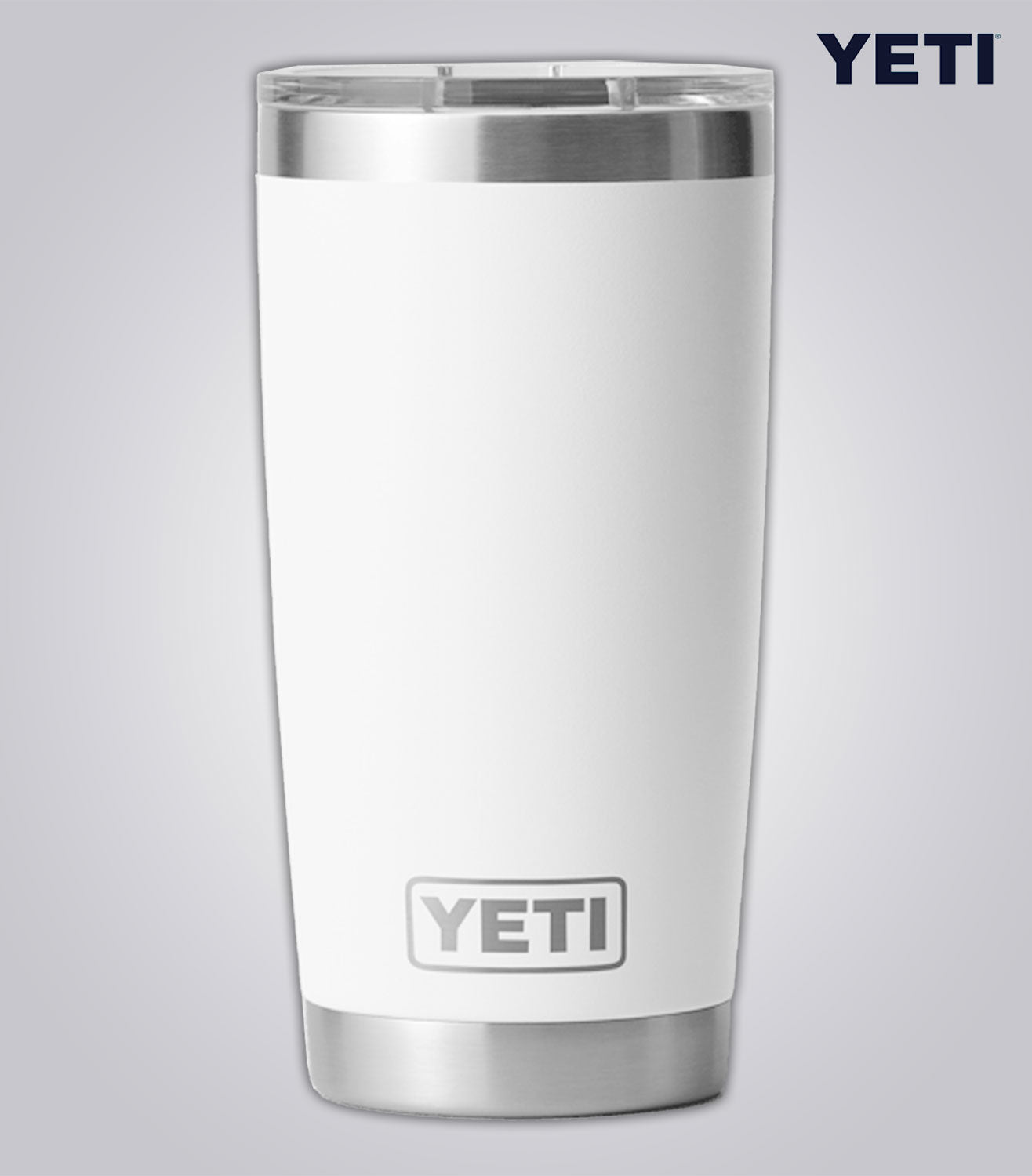 Yeti Rambler 20oz Tumbler With Magslider Lid - Brand Refresh - One Color Logo [Minimum Order: 15 Pcs]