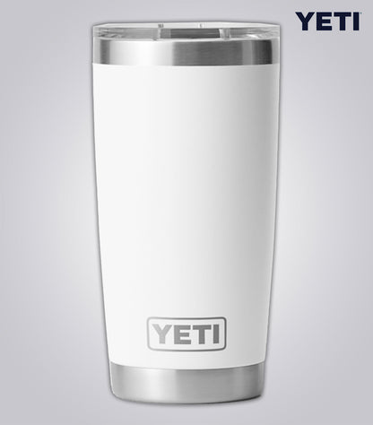 Yeti Rambler 20oz Tumbler With Magslider Lid - Brand Refresh - One Color Logo [Minimum Order: 15 Pcs]