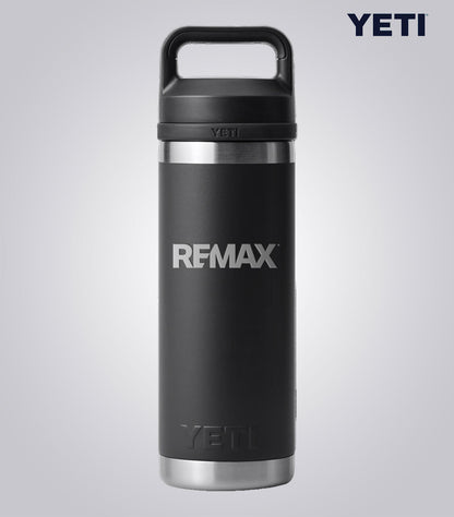 Yeti Rambler 18oz Bottle With Chug Cap - Brand Refresh - One Color Logo [Minimum Order: 15 Pcs]
