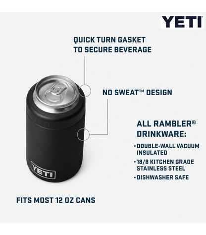 Yeti Rambler 12oz Colster Can Insulator - Brand Refresh - One Color Logo