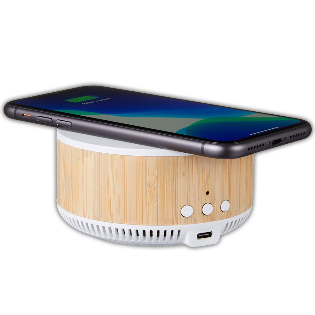 Portia Wireless Charger and Speaker
