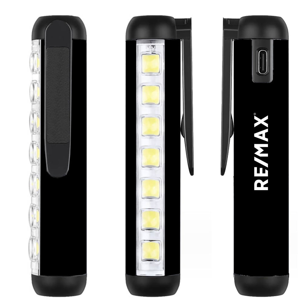 Mini Portable Led Pocket Flashlight - Black