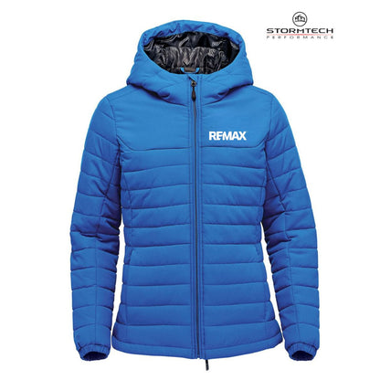 Brand Refresh Stormtech Women's Nautilus Quilted Hoody Jacket - Embroidered