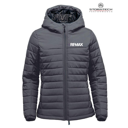 Brand Refresh Stormtech Women's Nautilus Quilted Hoody Jacket - Embroidered