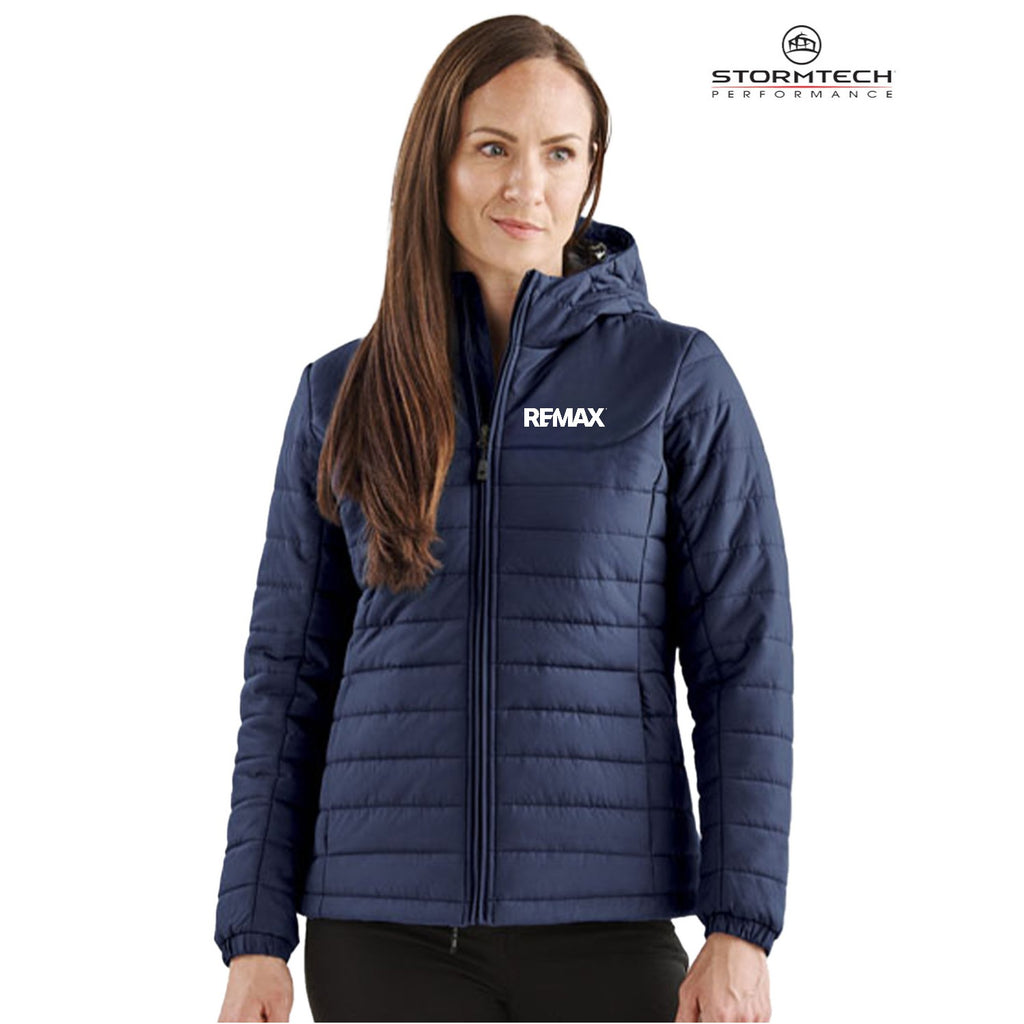 Brand Refresh Stormtech Women's Nautilus Quilted Hoody Jacket - Embroidered