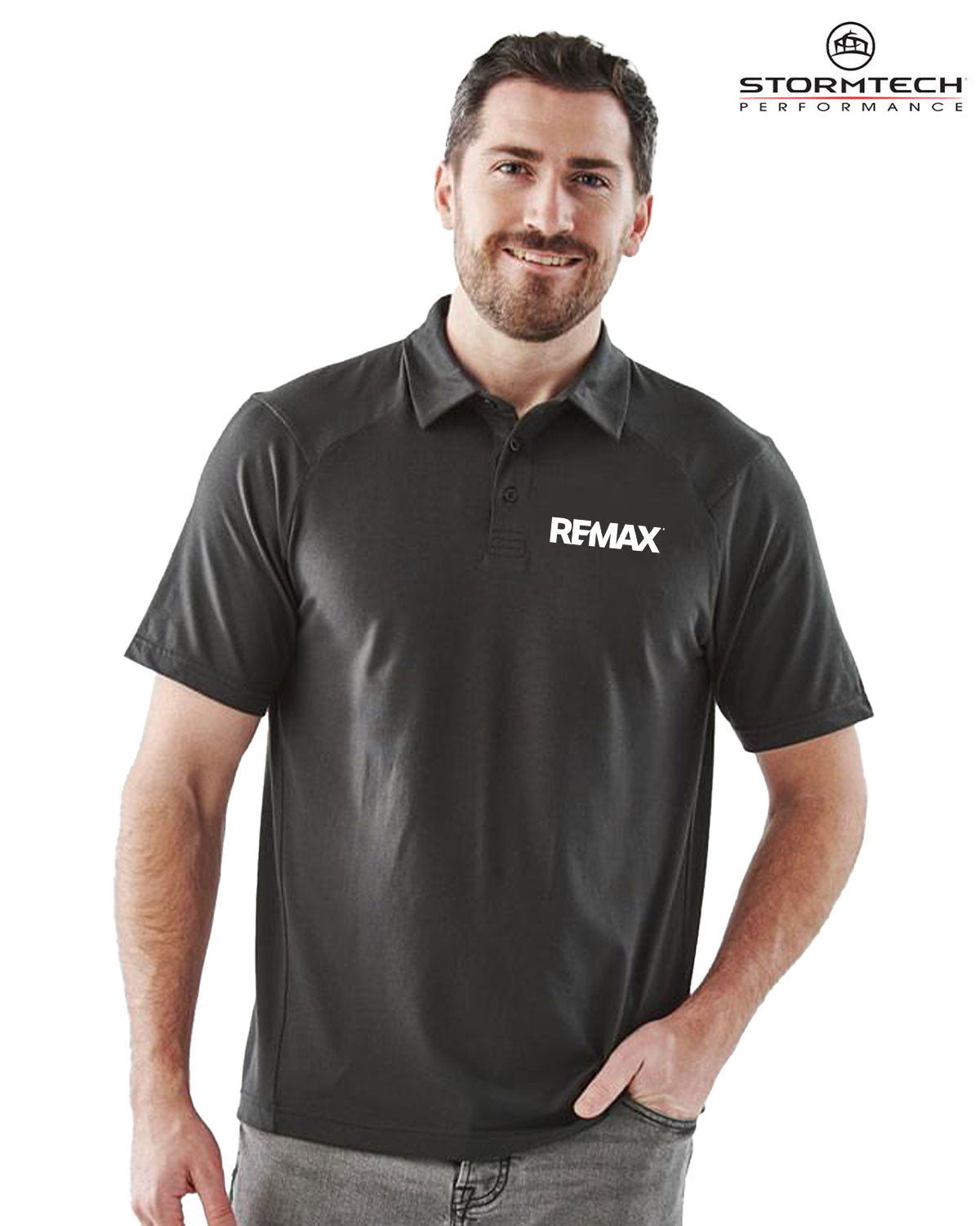 Brand Refresh Stormtech Men's Camino Performance Short Sleeve Polo